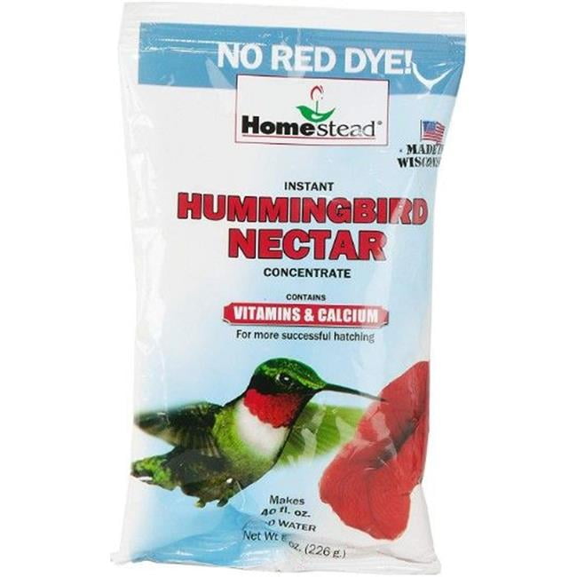 Homestead 4306 8 oz Hummingbird Clear Nectar Sugar Concentrate