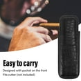 thumbnail image 6 of Moisturizing Cigar Box: 2,Finger Capacity, Wear,, Fade,Proof Faux Leather Design, 6 of 6