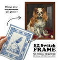 thumbnail image 7 of Toile de Jouy I -Framed Print w/glass-Chestnut, 7 of 7