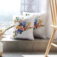 thumbnail image 6 of LALILO Throw Pillow Covers Watercolor Bold And Flowers Flower Cushion Cover 18" x 18", 2 Pack, 6 of 6