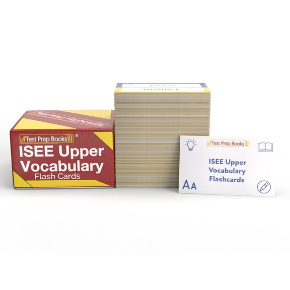 ISEE Upper Level Vocabulary Study Cards: ISEE Upper Level Test Prep and Practice Test Questions [Full Color Cards]