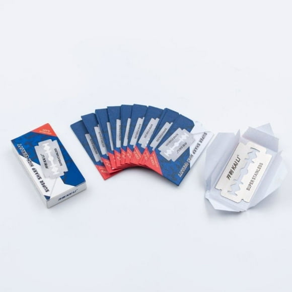 Razor blades Double-edged razor blades 30-pack Kaili Super Stainless Silver