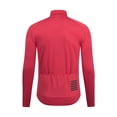 thumbnail image 5 of YKYWBIKE Chaqueta de ciclismo impermeable negra para hombre, resistente a la lluvia, para bicicleta de montaña, cortavientos, chaqueta para bicicleta de carretera, ropa de ciclismo roja, 5 of 5