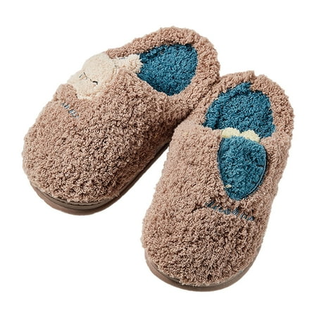 

PANGF European and American for Children s Shoes Bedroom Slippers for Kids Cotton Slippers Girls Boys Slippers Memory Foam Comfy House Slippers Winter Warm Indoor Shoes