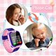 thumbnail image 3 of RosaReloj inteligente para niños7Juegos-MúsicaMP3RelojNiñosNiñaNiño,Llamadas telefónicasReloj con pantalla táctil para niñosCámara,Alarma,Relojes inteligentes4-12 años, 3 of 5
