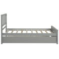 thumbnail image 5 of Harper & Bright Designs Twin Size Platform Bed with Trundle, Gray, 5 of 7