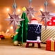 thumbnail image 4 of Adorno para árbol de Navidad de ocho puntas - Oro rosa, 4 of 6