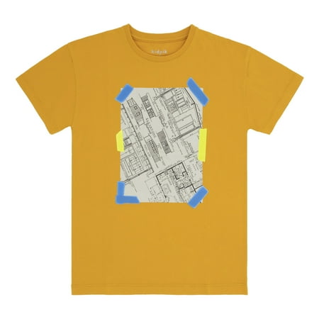 

KIDPIK Boys Short Sleeve Architectural Graphic T-Shirt Size: 2T - XS (5/6)