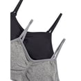 thumbnail image 2 of Wonder Nation Girls' Seamless Ruched Recycled Bra, 2-Pack, Sizes XS-2XL, 2 of 4