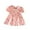 a-Pink478175, variant on FINALGANG Girls Toddler Strawberry Print Dress Puff Sleeve Square Neck Bow Back A Line Casual Dress For Summer Daily Wear Classic Dress