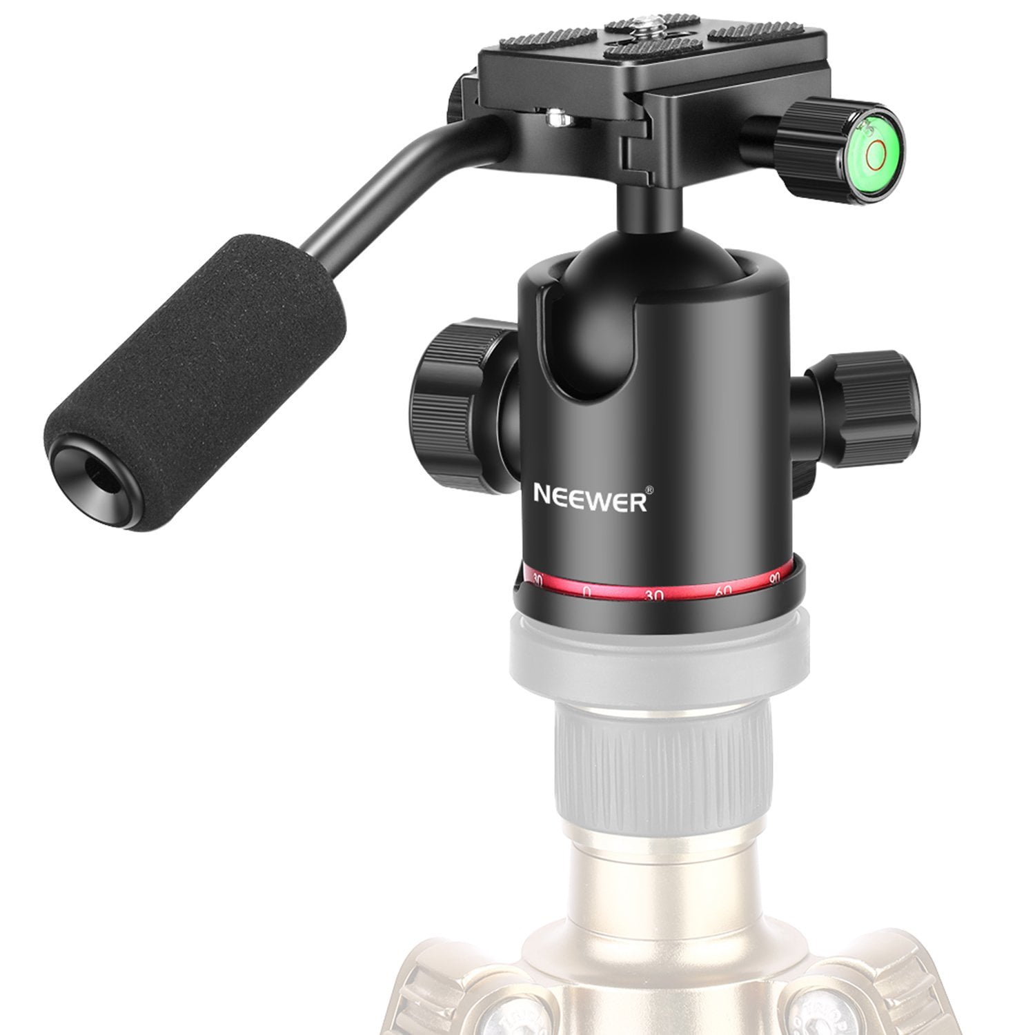 Neewer Heavy Duty Camera Tripod Ball Head with Handle and