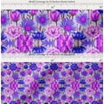 thumbnail image 2 of Soimoi Cotton Poplin Fabric Peony,Tulip & Aster Floral Print Sewing Fabric Yard 56 Inch Wide, 2 of 7