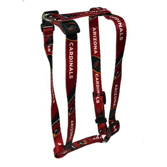 Arizona Football Cardinals Extra Small XS 5/8 Inch Wide Adjustable Dog Harness 8" - 14"
