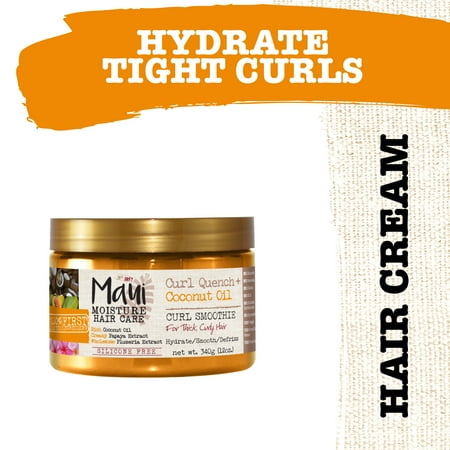 Maui Moisture Coconut Oil Curl Quench Smoothie Curl Enhancer - 12oz