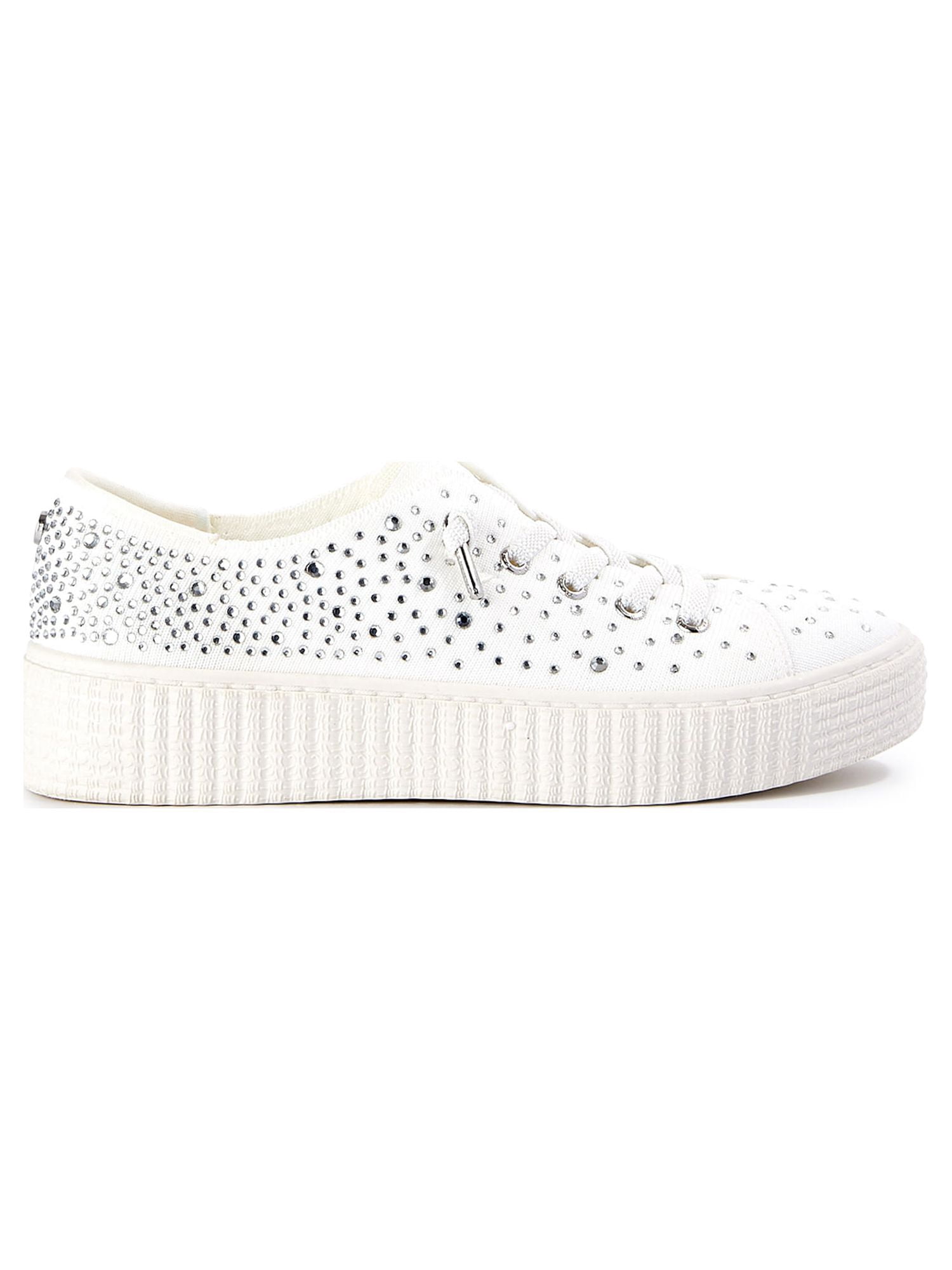 Madden NYC Women's Shoes Platform Sneakers Casual White 10
