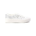 thumbnail image 4 of Madden NYC Women's Shoes Platform Sneakers Casual White 10, 4 of 5