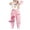 Pink, variant on Toddler Boys Girls Raincoat Minimalist Hooded Outerwear Subtle Trim Detail Side Storage Pockets Smooth Button Design For Casual Travel And Walking,Sized 2-3T