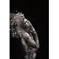 thumbnail image 2 of Brouzes, Alexandre 23x32 Black Ornate Wood Framed with Double Matting Museum Art Print Titled - The Fragile Squaw, 2 of 4