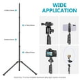 thumbnail image 3 of Neewer 78.7 Inches/200CM Photography Tripod Light Stand, Foldable and Adjustable, Aluminium Alloy, for Photo Studio Cameras, Lights, Softboxes, Umbrellas and More, Carrying Case Included, 3 of 8