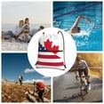 thumbnail image 6 of Rocae USA Canada Flag for Drawstring zipper Backpack Gym Backpack Bag for Men and Women, 6 of 6