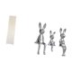 thumbnail image 5 of Pantalla De Lámpara De Pie Para Sala De Estar Con Figura De Familia De Conejos, Estatuas, Centro De Mesa, Adorno Para Armario, Estantería, Decoración, 5 of 8