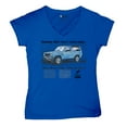 thumbnail image 5 of Ford Bronco Country Girls Don't Need Roads Women's V-Neck T-shirt Vintage Truck Fan 4x4 Off Road Adventure Classic Car Tee, 5 of 7