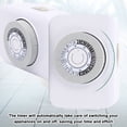 thumbnail image 2 of Mistaha "Effortless Time Management: White Mechanical Timer Socket with 30-Min Interval - Practical and Safe Solution for Home Appliances and Electronics", 2 of 6