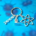 thumbnail image 2 of GOOHOCHY  2 Pcs Stylish Key Small Microscope Keychain Perfect Present Biology Theme Gift, 2 of 8