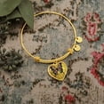 thumbnail image 5 of Autism Butterfly bracelet - Heart Bangle Bracelet (Personalized Engraving Option), 5 of 5