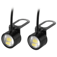 thumbnail image 2 of 4 Pcs Projecteur de Phare de Moto à LED Blanc pour Conduite et Course de Jour, 2 of 5