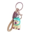 thumbnail image 3 of Almencla Cartoon Keychain Pendant Cute Capybara Keychain Purse Decoration Charms Accessory,Lovely Resin Keyring for Women Men Boy Girl Dinosaur head, 3 of 8