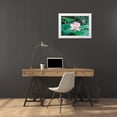 thumbnail image 3 of Chen Wu 24x18 White Modern Wood Framed Museum Art Print Titled - Water Lilly, 3 of 4