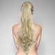 thumbnail image 1 of Xihbxyly Peluca de Cola de Caballo de Pelo Largo y Rizado, Estilo Europeo, Fácil de Sujetar, Ligera y Cómoda, con Diversos Colores y Estilos, para Uso Diario, Accesorio para Extensiones de Cabello., 1 of 3
