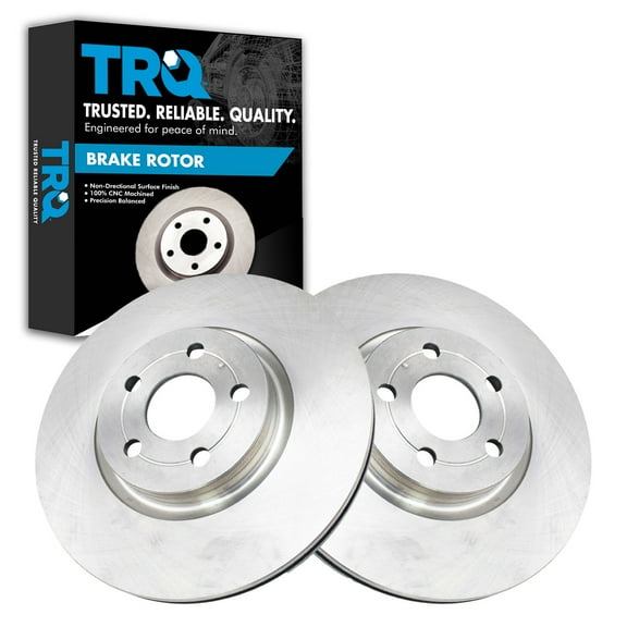 TRQ Front Brake Rotors Set Vented Fits Select 2018-2020 Ford Transit Connect