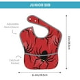 thumbnail image 4 of Kdxio Spider Bibs For Babies, Baby Bibs for Eating, Toddler Bibs, Waterproof Bibs, Feeding Bibs, for Toddlers, Boys, Girls, 4 of 8