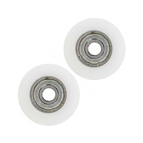 ELITE GREENHOUSE DOOR WHEELS REPLACEMENT KIT 30MM DIAMETER STURDY DURABLE BOLTS NUTS GASKET 2 PACK