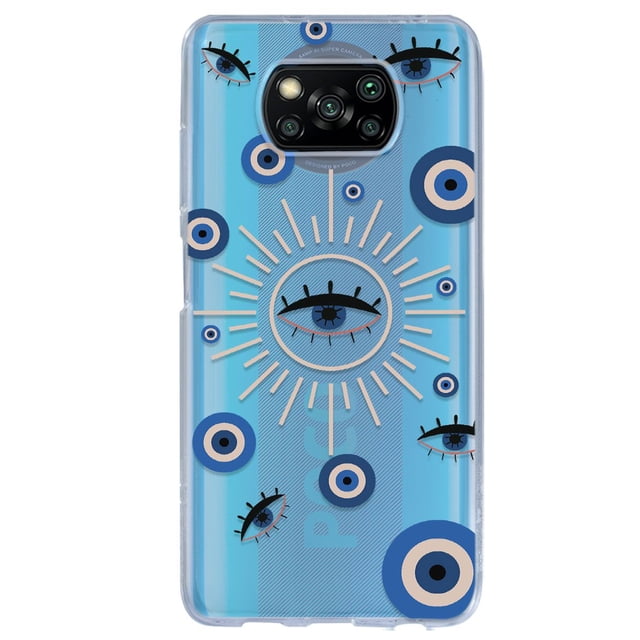 Funda Protector para Poco X3 InstaCase Antigolpes Ojo Turco y Sol