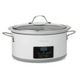thumbnail image 4 of Betty Crocker 6-Quart Oval Digital Slow Cooker, Programmable Crock Pot Up to 20 Hours, Electric Cooking Pot with LCD Digital Display, Removable Stoneware Crock Liner, Betty Crocker Cookbook,White, 4 of 5