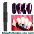 thumbnail image 4 of Imán de ojo de gato para uñas, doble cabezal, multifunción, placa magnética gruesa y potente, juego de herramientas para esmalte de gel tipo ojo de gato., 4 of 6