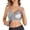 Grey, variant on Women's Camisole Built In Bra Tank Top Plus Size Flowy Adjustable Spaghetti Strap Grey S