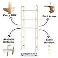 thumbnail image 3 of Rack Para Baño Aqua AmuebleZ Color Blanco Con Natural AmuebleZ Rack Para Baño Aqua, 3 of 5