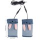 thumbnail image 3 of Matsuzay 1 par de guantes calefactables de invierno para ciclismo, manoplas de punto cálidas, guantes con aislamiento térmico de tamaño libre para Suministros térmicos Azul Matsuzay HA011726-05, 3 of 6
