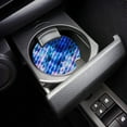 thumbnail image 3 of FMSHPON Starry Gradient Style Geometric Diamond Pattern Set of 4 Car Coaster for Drinks, Absorbent Ceramic Stone Coasters Cup Mat with Cork Base for Home Kitchen Room Coffee Table Bar Decor, 3 of 5