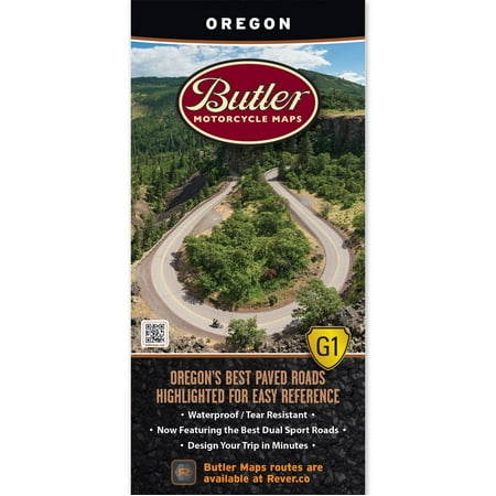 G1 State Maps (Oregon), Now you can find the best paved motorcycle rides in the country thanks to Butler G1 Maps. By Butler