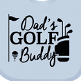 thumbnail image 4 of Inktastic Dad's Golf Buddy Boys or Girls Baby Bib, 4 of 4