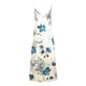 thumbnail image 4 of Vestido de Verano para las Mujeres Sexy Impreso Camis sin Mangas Cuello en V, Poliéster Casual Spandex para el Uso Diario Y de Primavera, 4 of 5
