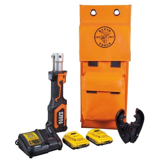 Klein Tools Cordless Crimper Bg Die Groove 2Ah