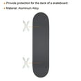 thumbnail image 4 of Unique Bargains Joint de Planche à Roulettes Protecteur de Pont Longboard Anti-Fuite Argent Forme x, 4 of 5