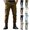 #01 Army Green 【Mix, Match & Rotate: Stock Up on Daily Colors】, variant on Men's Winter Warm Hiking Pants Outdoor Cargo Pants Slim Fit Tapered with 4 Pockets (No Belt) | Zenithor,White 2XL