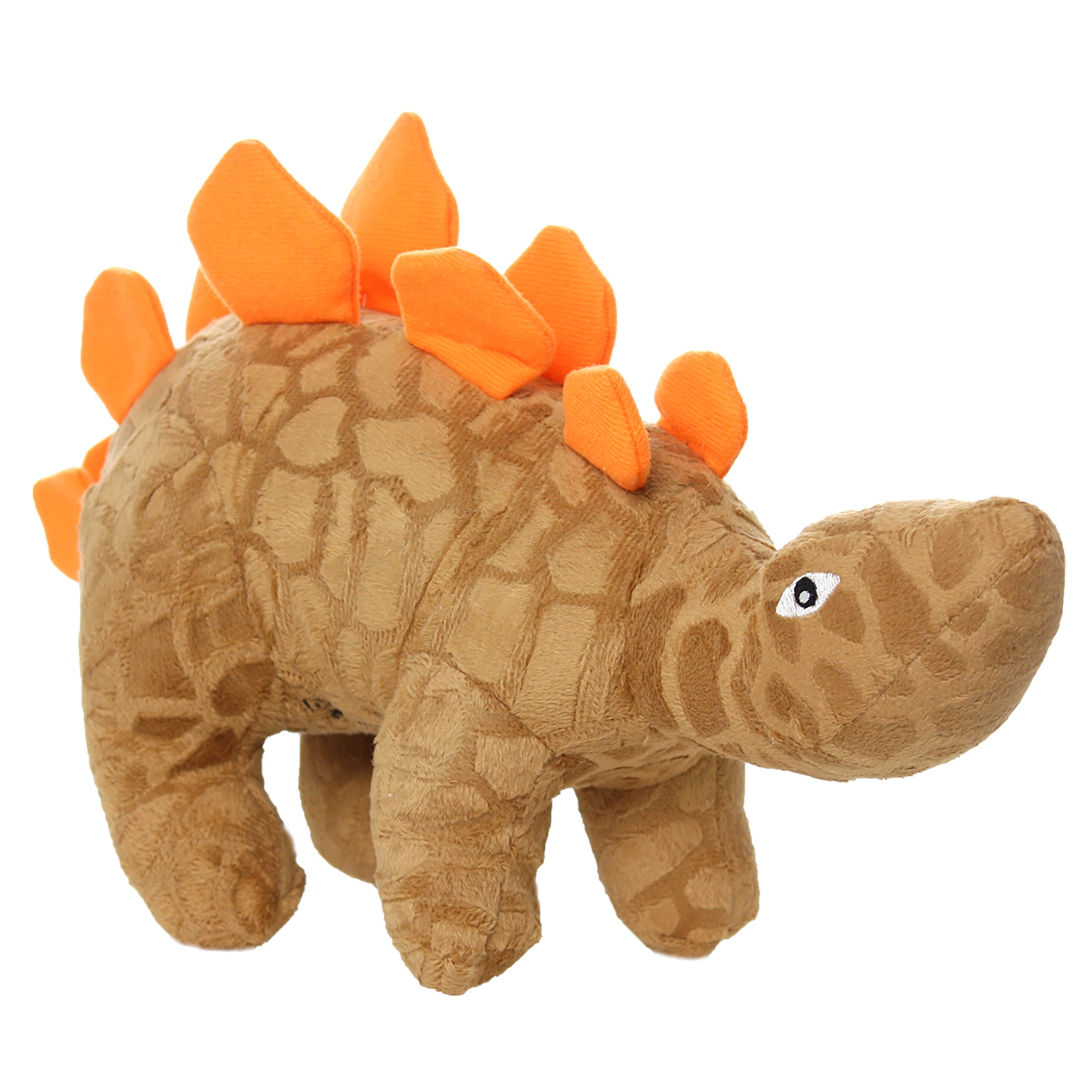 Mighty Dinosaur Stegosaurus Durable Plush Squeaky Dog Toy